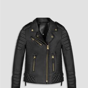 EUC Boda Skins Kay Michaels Leather Jacket